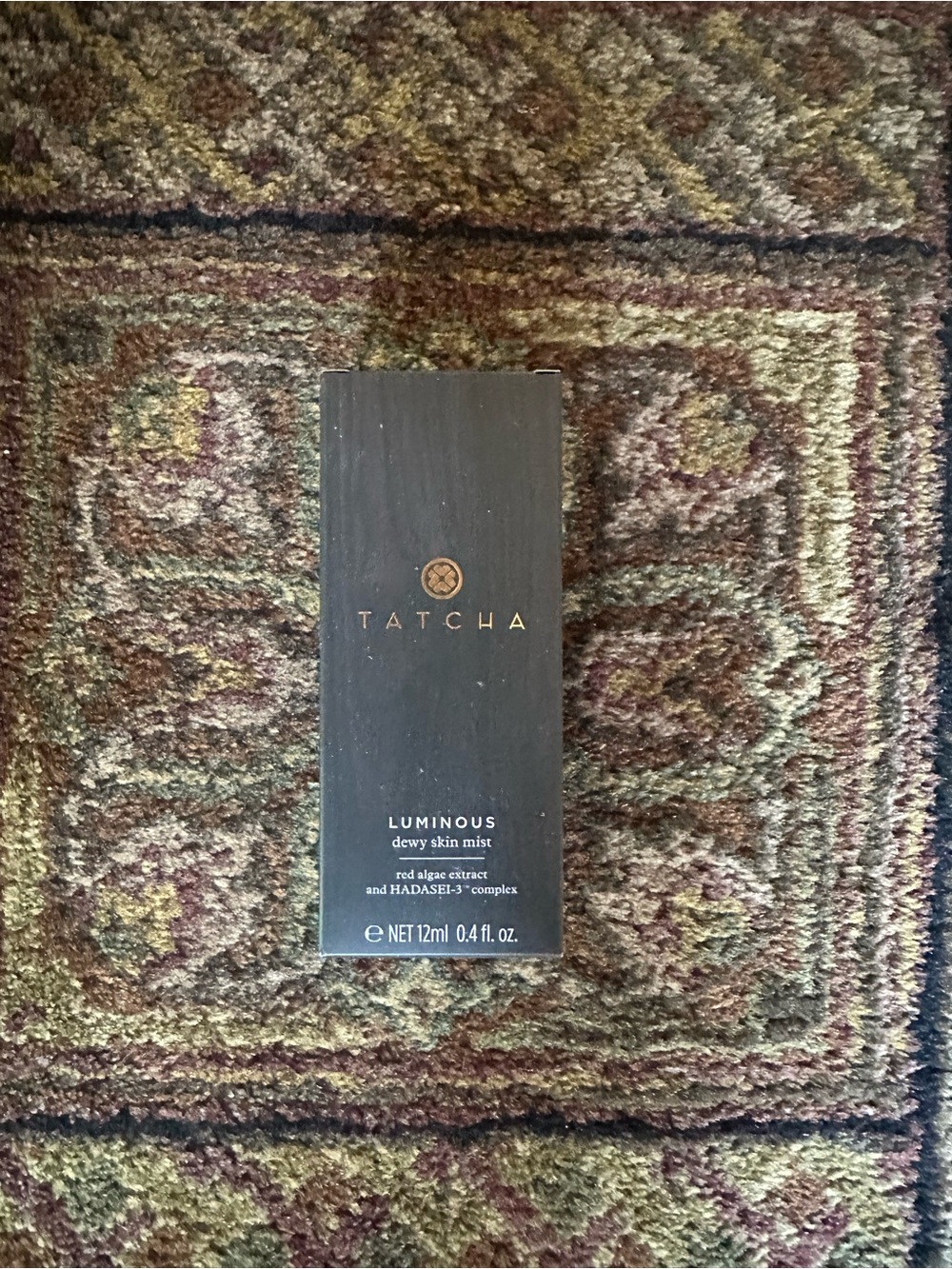 Tatyana Luminous Dewy Skin Mist - Black & Gold:  Travel Size - 12ml - 0.4 fl. oz